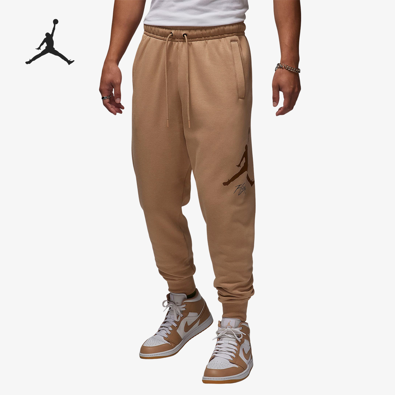 Nike/耐克正品JORDAN男士运动针织束脚宽松长裤FD7346-200