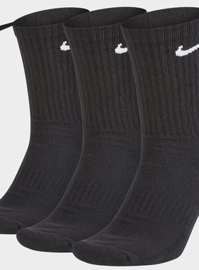 Nike/耐克正品 U NK EVERYDAY CUSH CREW 3PR  男女运动袜SX7664