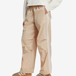 Adidas 三叶草女士时尚 宽松休闲运动长裤 IY7252 阿迪达斯正品