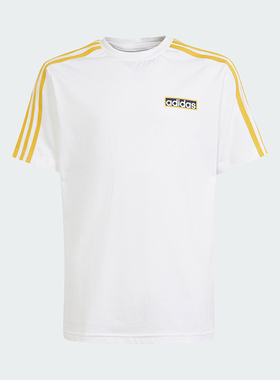 Adidas/阿迪达斯正品三叶草TEE 夏季大童运动短袖T恤IN2121
