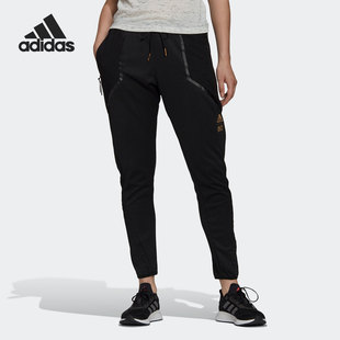 新款 Adidas 阿迪达斯官方正品 春季 GN6816 女子休闲运动舒适长裤