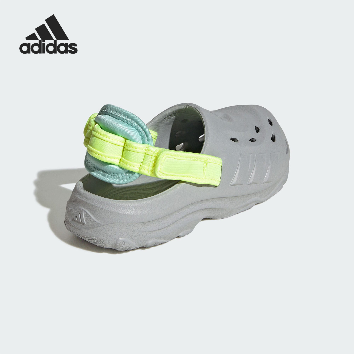 Adidas/阿迪达斯官方正品MAXCLOGSHOES新款儿童戏水凉鞋IH6855