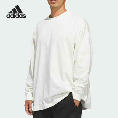 阿迪达斯男女圆领套头长袖上衣