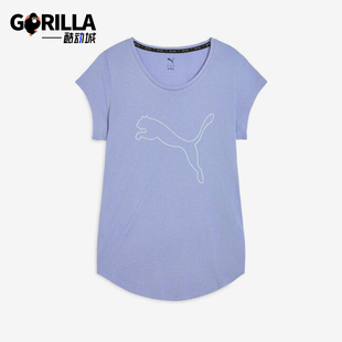 小U领短袖 款 女士运动印花经典 520320 彪马正品 Puma 2025夏季