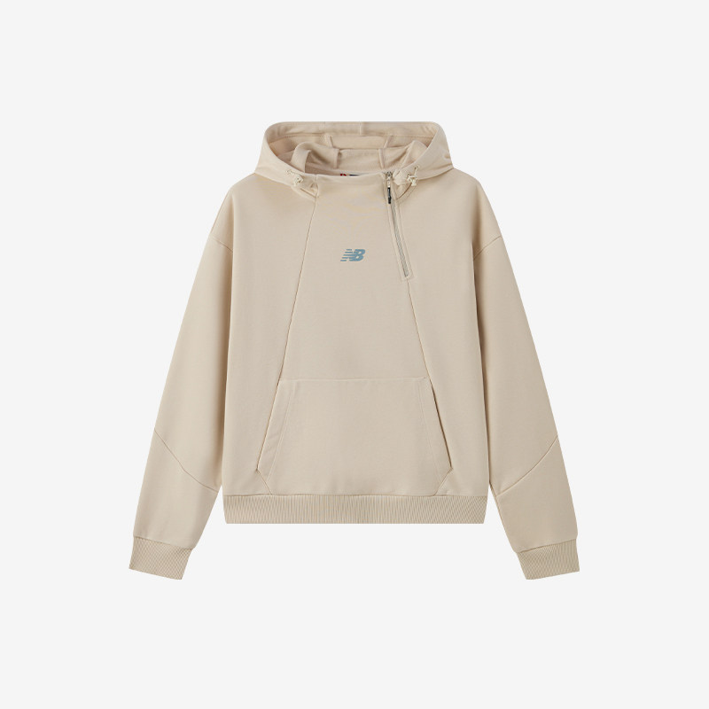 New Balance/NB正品2025新款女子运动休闲连帽卫衣NCF14042-LBE