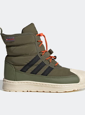 Adidas/阿迪达斯正品三叶草大童冬运动保暖休闲耐磨雪地靴 GX9074
