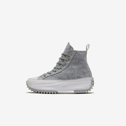 Converse匡威 Runstar厚底增高冬季加绒保暖黑色休闲鞋 169437C