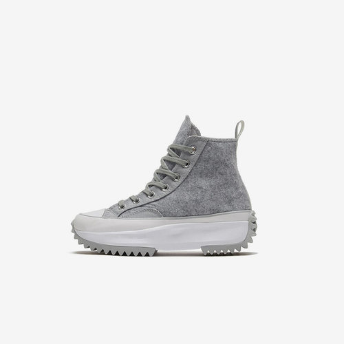 Converse匡威 Runstar厚底增高冬季加绒保暖黑色休闲鞋 169437C