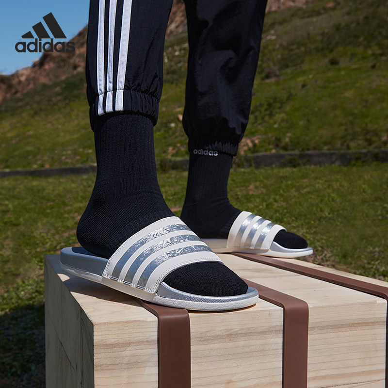 Adidas/阿迪达斯正品夏季新款女子时尚休闲透气拖鞋GW8746,运动鞋new,运动拖鞋,淘宝优惠券,粉丝福利购,淘宝优惠卷