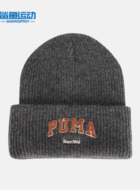 Puma/彪马正品2025年夏季男女运动保暖经典休闲针织帽027233-01
