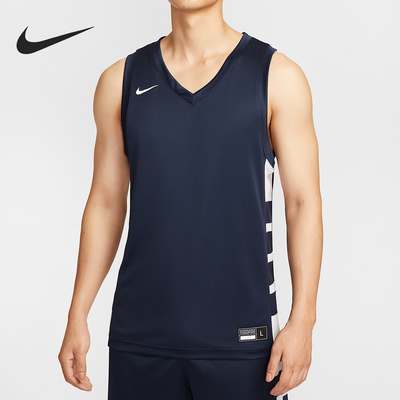 Nike/耐克正品Dri-FIT男士V领无袖训练透气背心IM9813-401