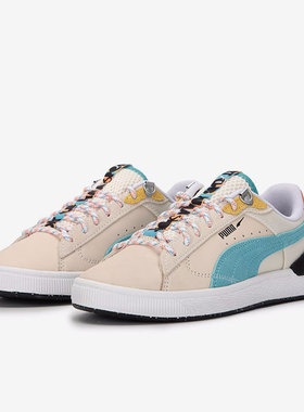 Puma/彪马正品Suede Bloc HC 男女拼色耐磨低帮板鞋383343-01