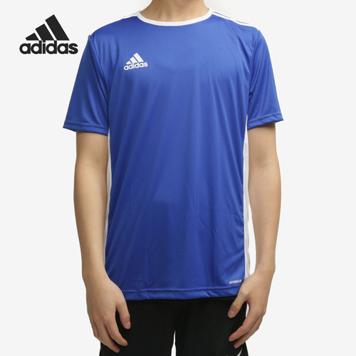 阿迪达斯男子足球运动短袖