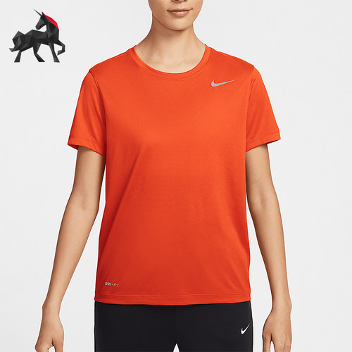 Nike/耐克正品夏季新款女士针织运动经典圆领短袖T恤IB8899-888