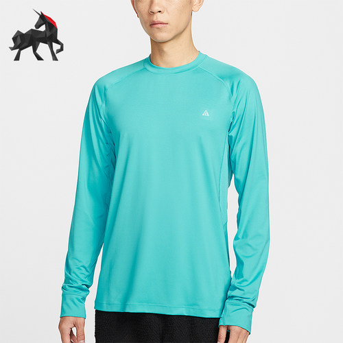 Nike/耐克正品Dri-FIT 男士圆领简约复古经典长袖T恤IO0233-345