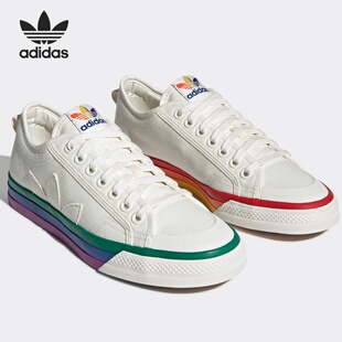 Adidas NIZZA 三叶草男女舒适运动休闲鞋 EF2319 阿迪达斯官方正品