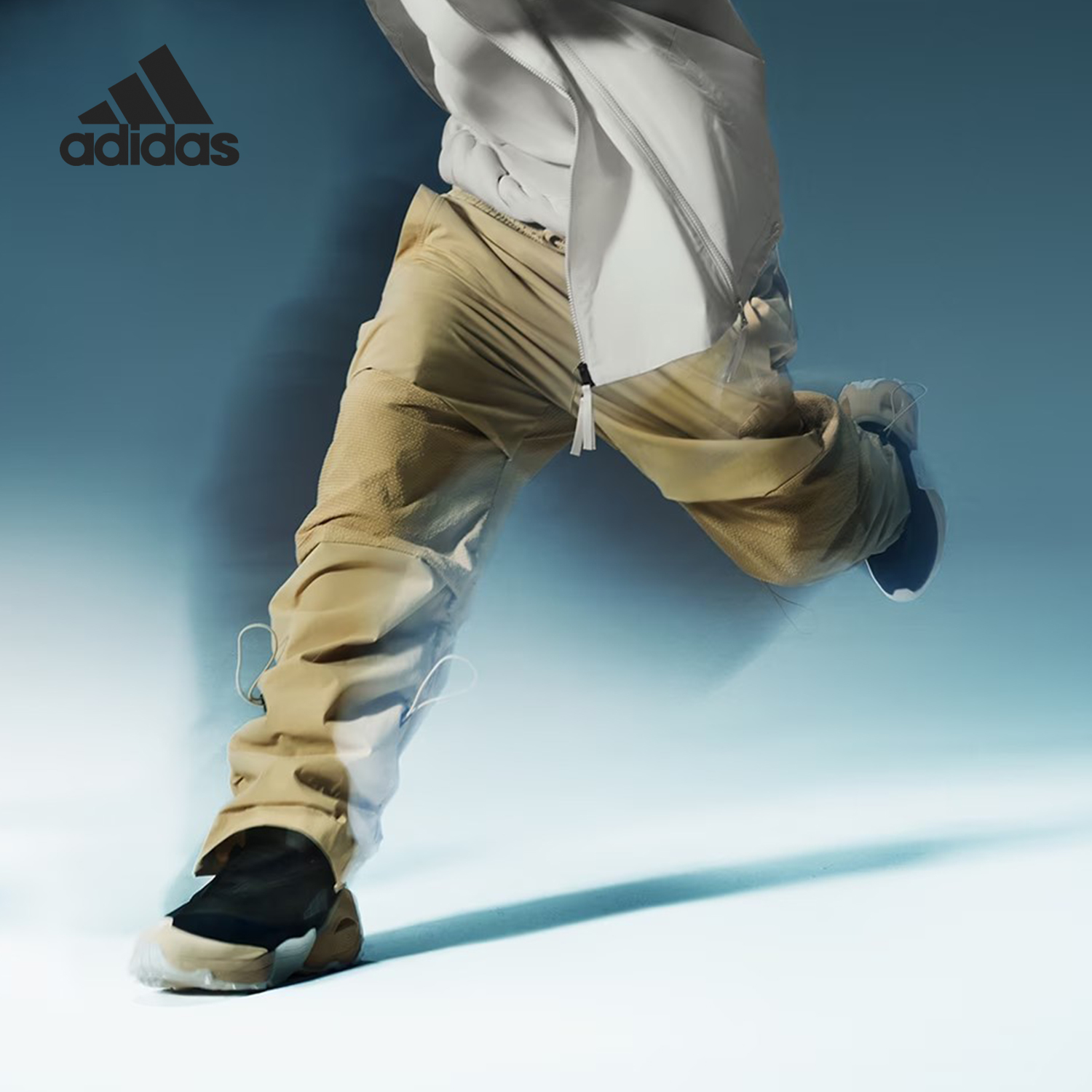 阿迪达斯男士休闲运动长裤