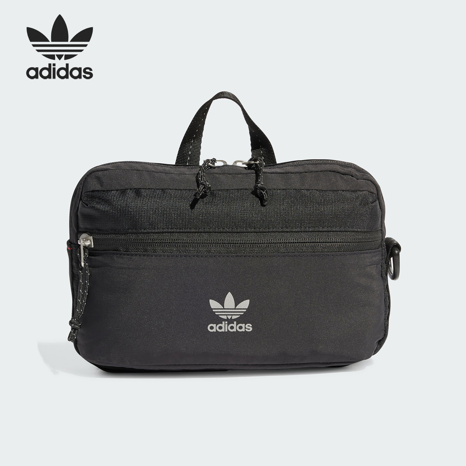 阿迪达斯男士运动休闲腰包