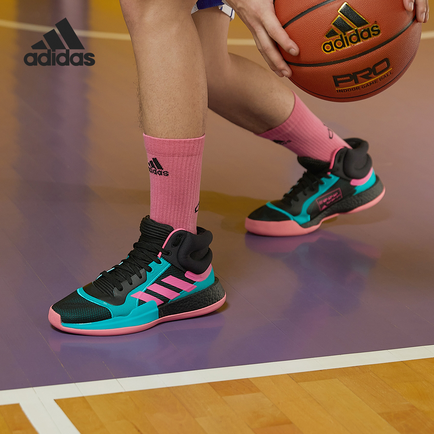 正品男子场上篮球运动鞋