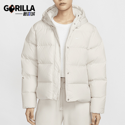 耐克女士防风运动羽绒服