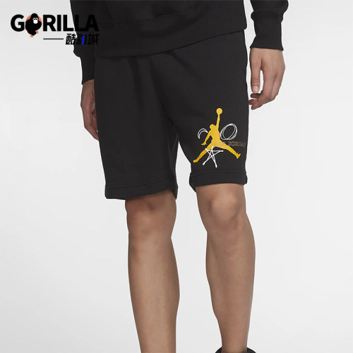Nike/耐克正品JORDAN 新款男黑红色亲肤连帽卫衣CJ9085-010
