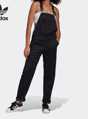 Adidas/阿迪达斯正品三叶草 DUNGAREE 女子休闲运动长裤 GN4261