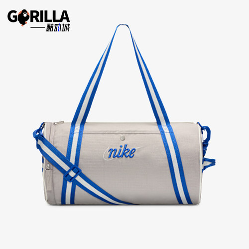 Nike/耐克正品2025新款男女同款拉链经典刺绣行李包DR6261-009