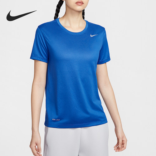 Nike/耐克正品2025新款女士宽松透气经典圆领短袖T恤IB8899-450