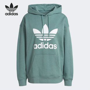 GN2954 三叶草女子运动休闲连帽套头卫衣 阿迪达斯官方正品 Adidas