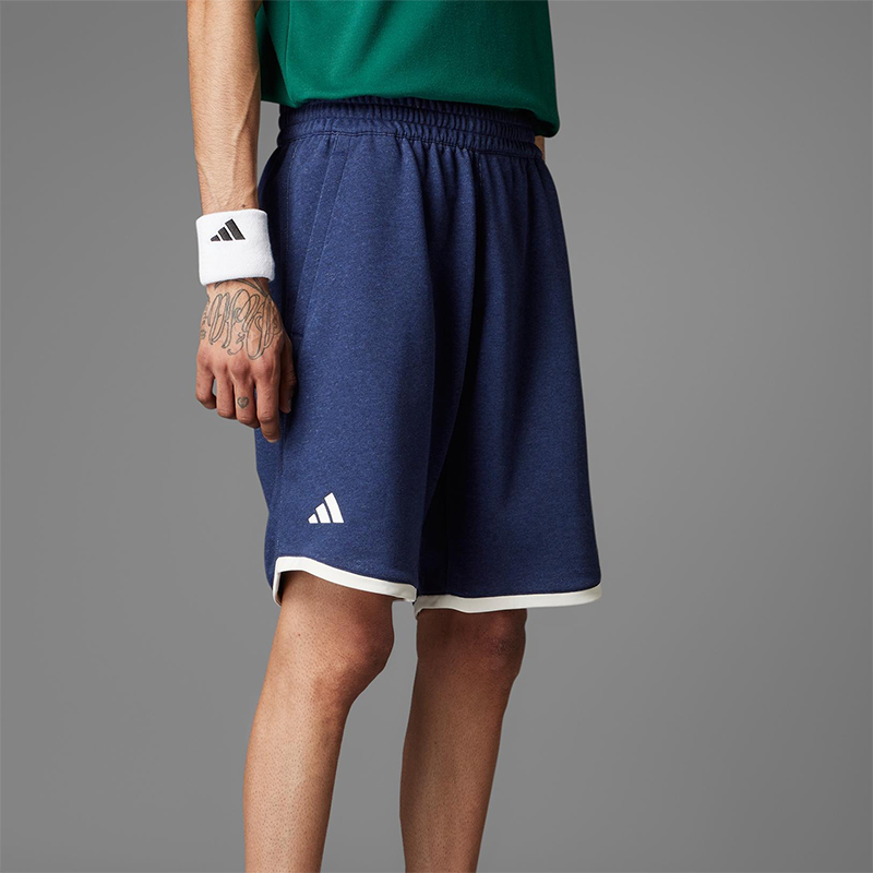 Adidas/阿迪达斯正品2025夏季款男士运动训练宽松网球短裤JC9293