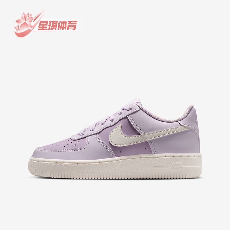 Nike/耐克正品Air Force 1 GS女子大童休闲轻便板鞋CT3839-500