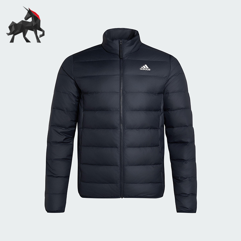 Adidas/阿迪达斯正品冬季男士修身保暖运动经典休闲羽绒服KG3151