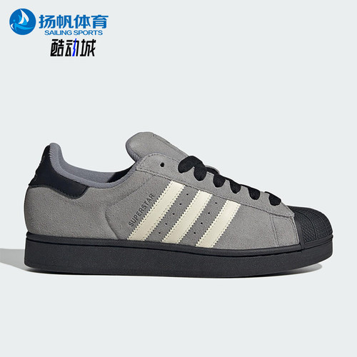 Adidas/阿迪达斯正品三叶草男女运动经典系带休闲轻质板鞋JQ3222