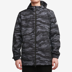 男子训练运动休闲连帽夹克 26夏 GP0972 阿迪达斯正品 Adidas