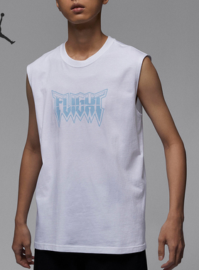 Nike/耐克官方正品新款男士针织宽松透气圆领无袖背心FN6022-100