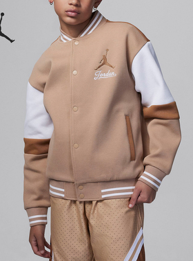 Nike/耐克正品JORDAN新款大童休闲棒球服夹克外套HF2449-200
