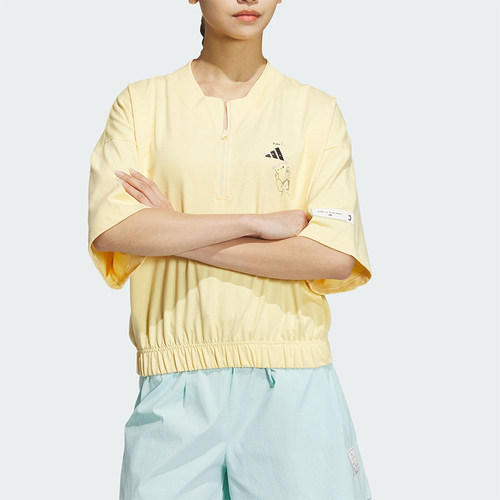 阿迪达斯女士宽松时尚短袖