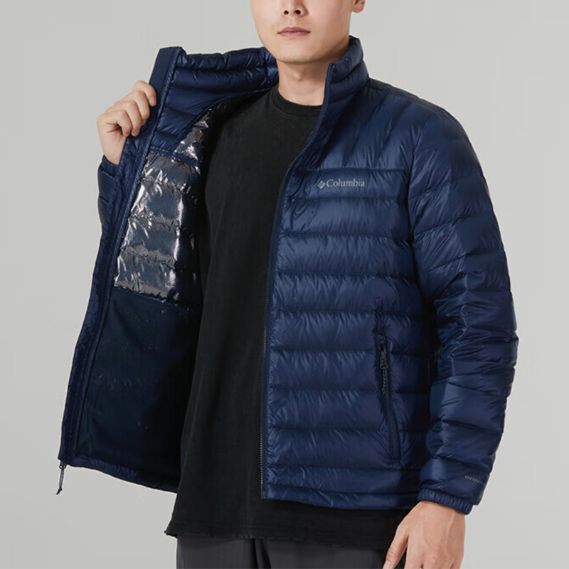 哥伦比亚男士羽绒三合一冲锋衣