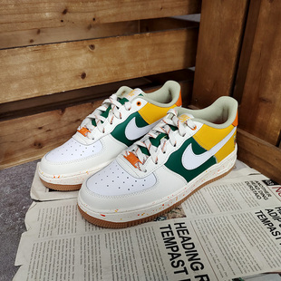 Nike/耐克正品AIR FORCE 1 AF1女子GS大童休闲运动板鞋DQ5085-111