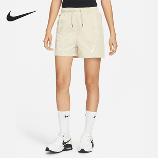 Nike/耐克夏季新款女士训练休闲对勾梭织短裤DR6206-206