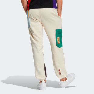Adidas 三叶草木偶系列时尚 男女休闲运动长裤 HC0345 阿迪达斯正品