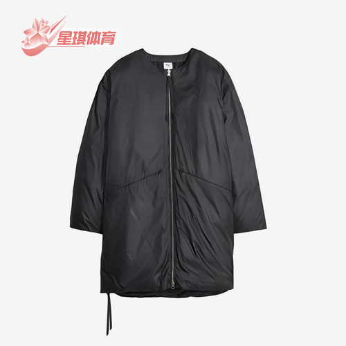 Puma/彪马正品Primaloft女士经典中长款宽松保暖棉服620828-01