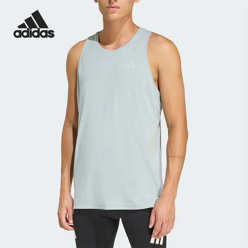 Adidas/阿迪达斯正品夏季款男士轻盈透气跑步运动无袖背心JZ7729