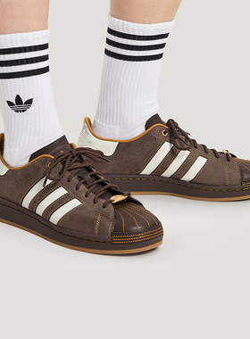 Adidas/阿迪达斯正品三叶草男女运动经典潮流系带透气板鞋HP7108