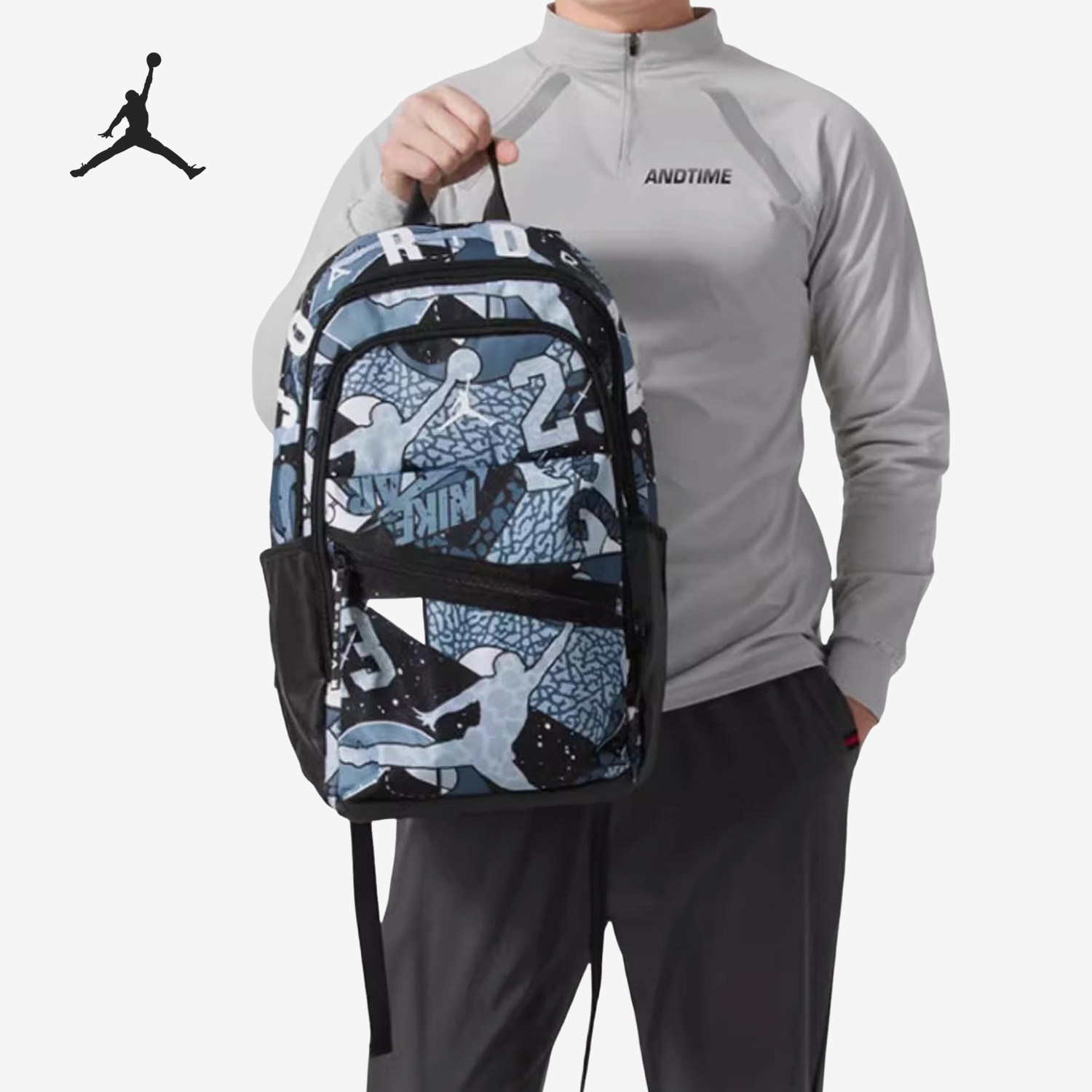 Nike/耐克官方正品JORDAN男女大容量便携双肩背包JD2513030AD-002,运动包/户外包/配件,双肩背包,淘宝优惠券,粉丝福利购,淘宝优惠卷