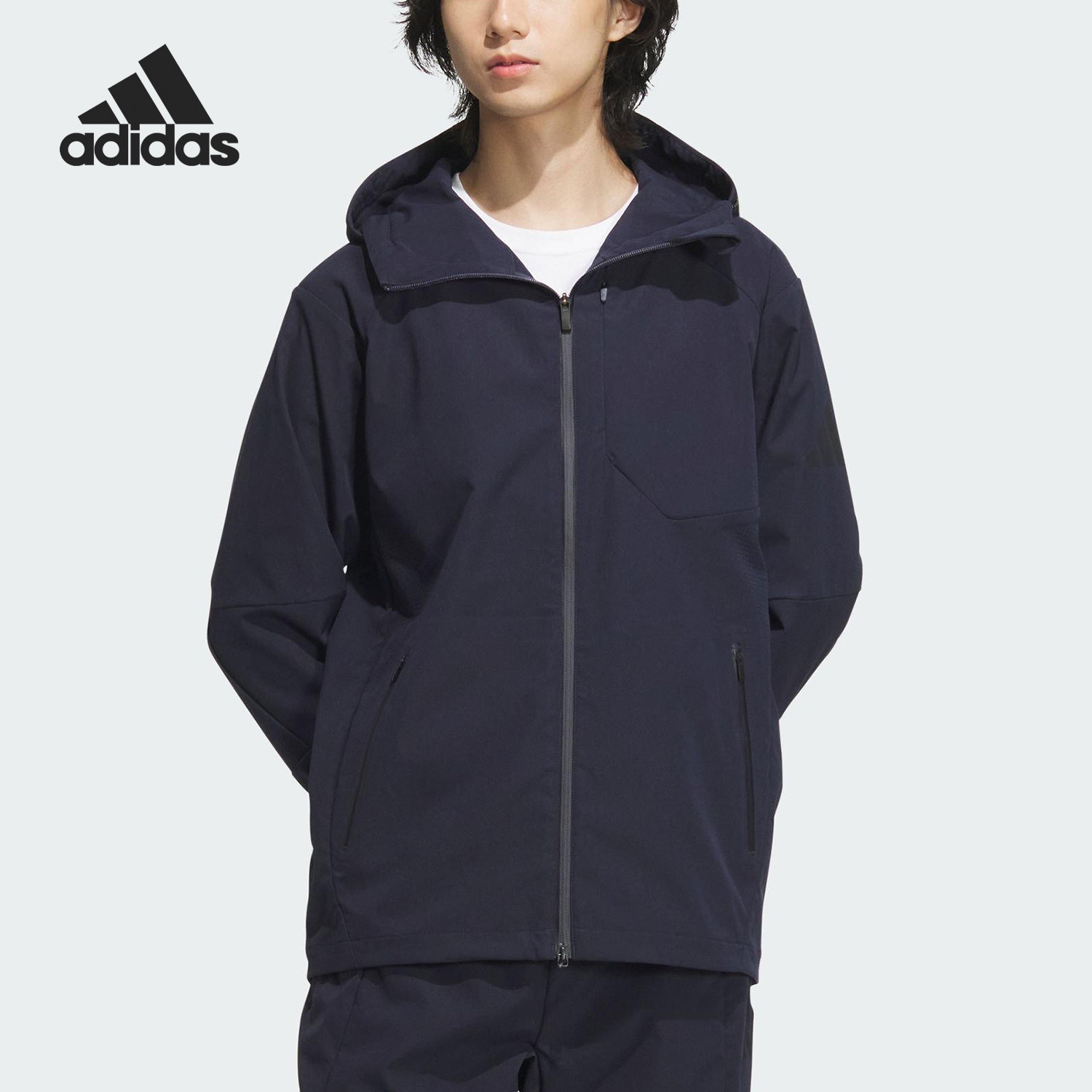 Adidas/阿迪达斯正品PRE WV JACKET男士连帽梭织夹克JM2009