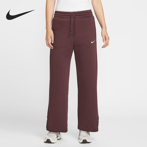 耐克女士休闲针织加绒运动长裤