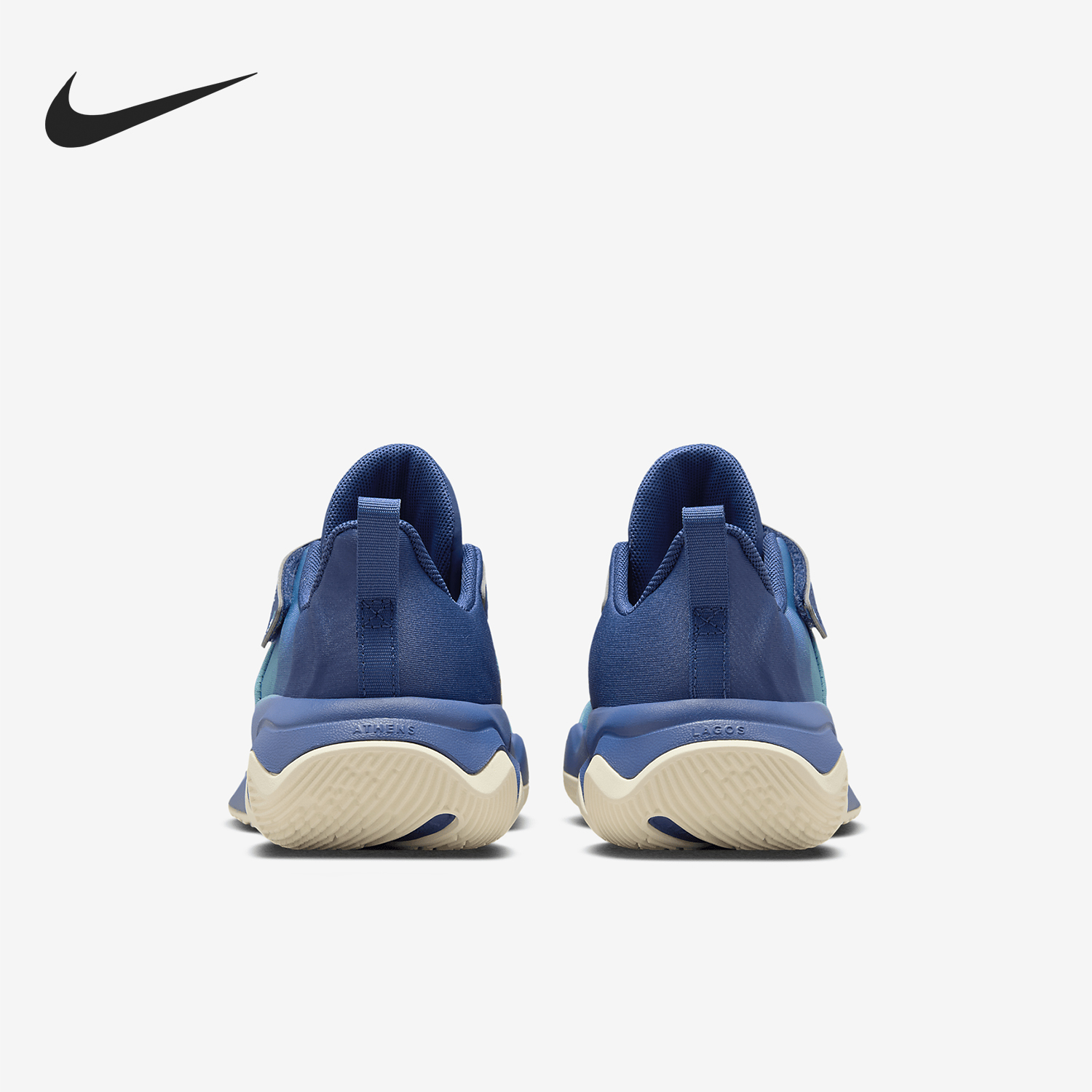 Nike/耐克官方正品时尚儿童时尚轻便防滑低帮篮球鞋FZ6733-400