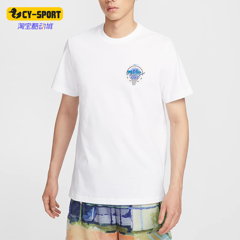 Nike/耐克正品TEE OC MOTO 2男士针织运动休闲透气短袖IB4331-100