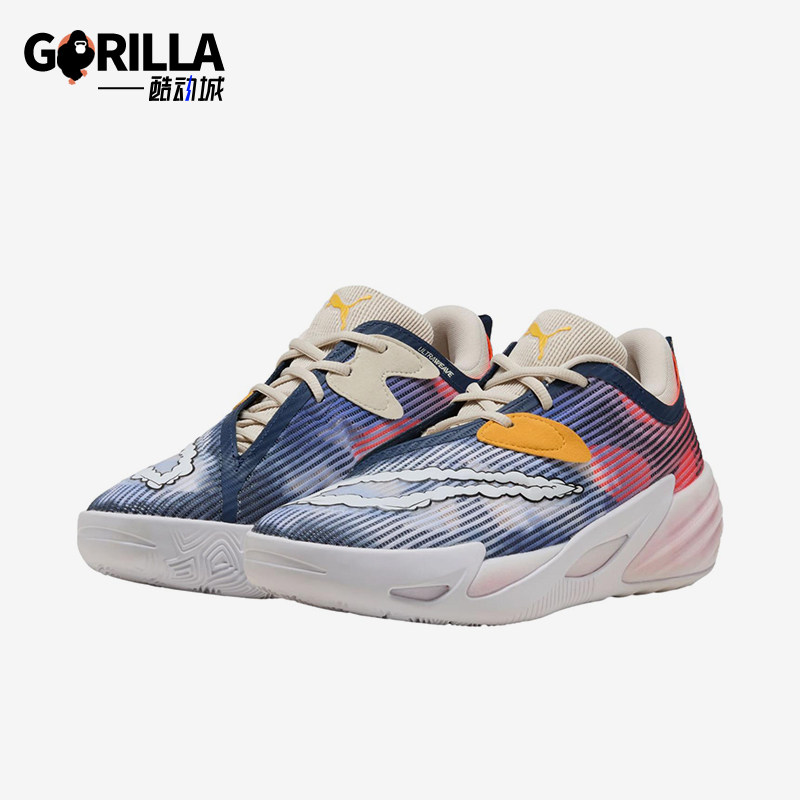 Puma/彪马正品All-ProNitro2Hooptopia蓝红色经典篮球鞋312303-01